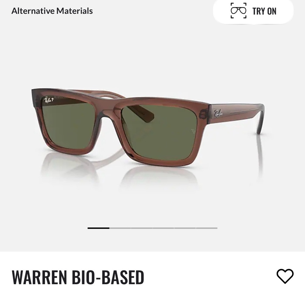 Ray-Ban Warren Bio-Based Sunglasses in Brown